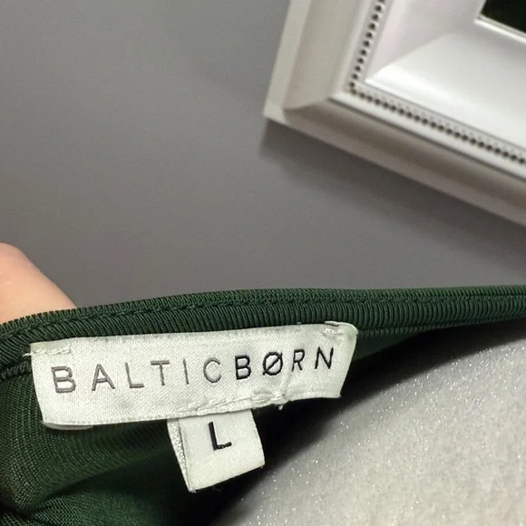 Baltic Born Deep Green Midi Dress - Picture 2 of 4